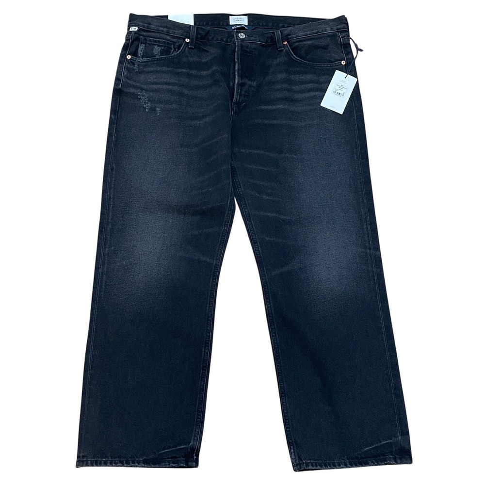 Citizens of Humanity‎ Women's 34 Neve Relaxed Vintage Denim Jeans Obsidian NWT